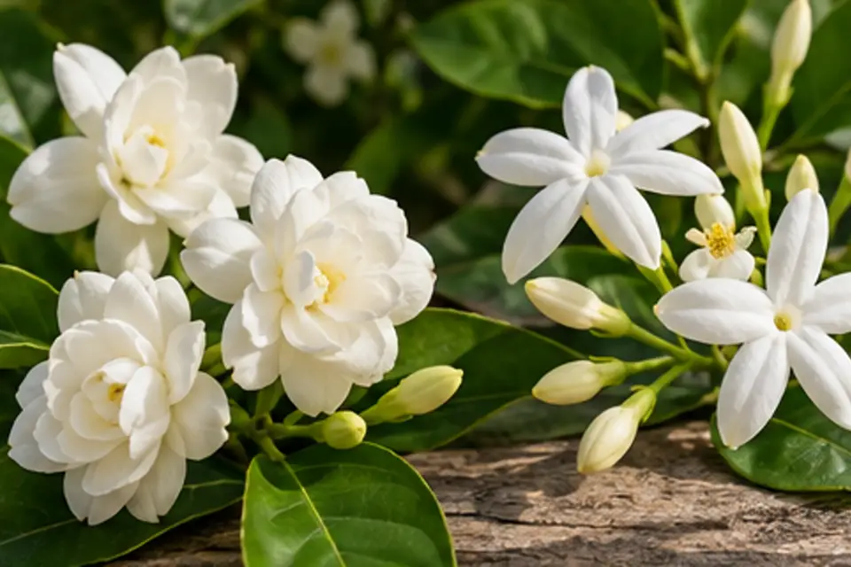 Jasminum sambac и grandiflorum: сравнение конкретных абсолютов